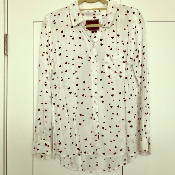 Rails Tops - Rails Hearts Buttondown Shirt
